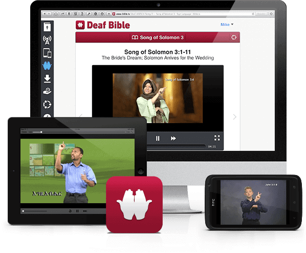 The Deaf Bible iOS, Android & Web Apps.