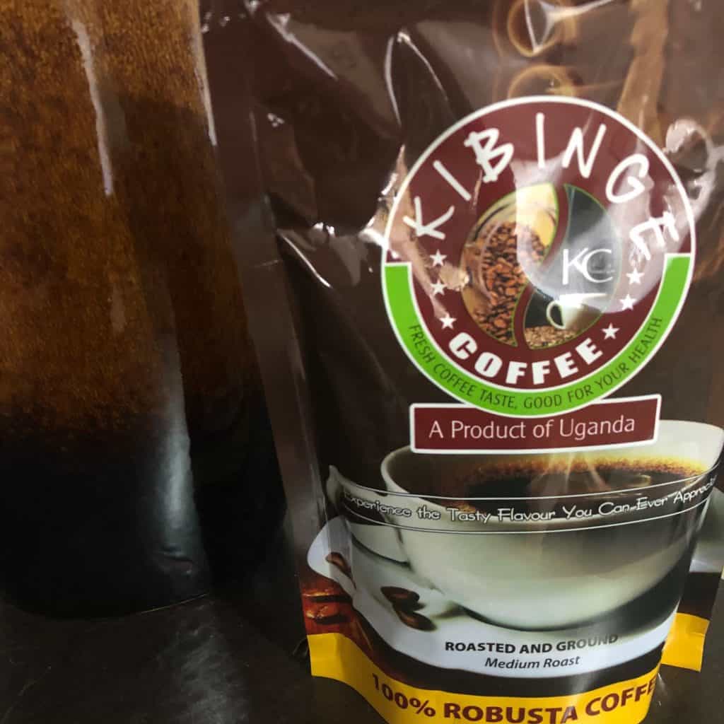 A bag Kibinge coffee