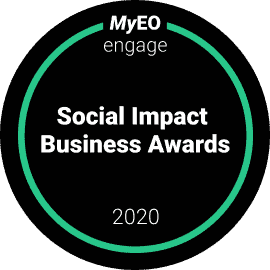 Badge - MyEO Engage Social Impact Business Awards 2020