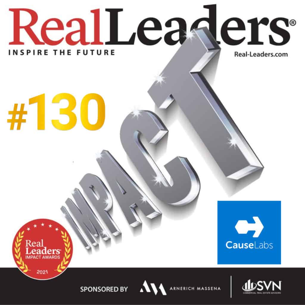 Real Leaders 2021 Impact Award CauseLabs