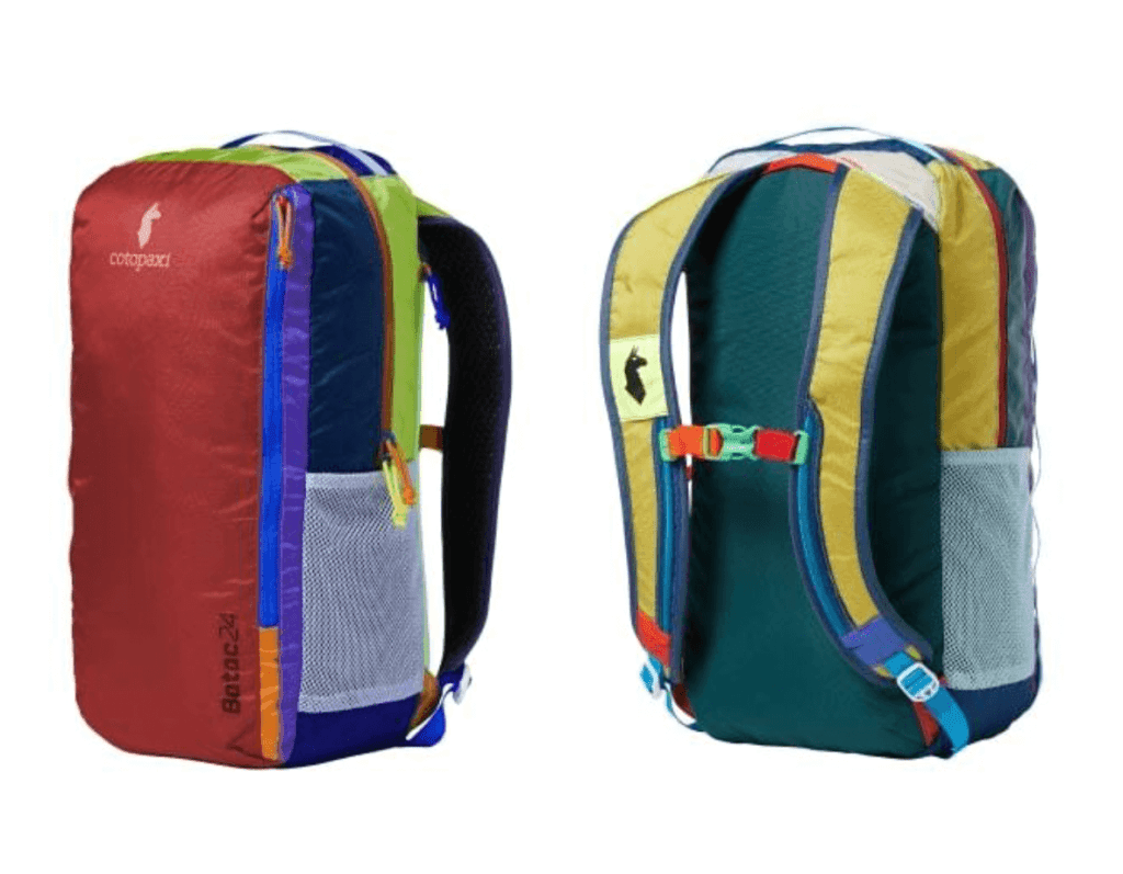 Colorful Batac 24 Del Dia sustainable and lightweight bag from Cotopaxi
