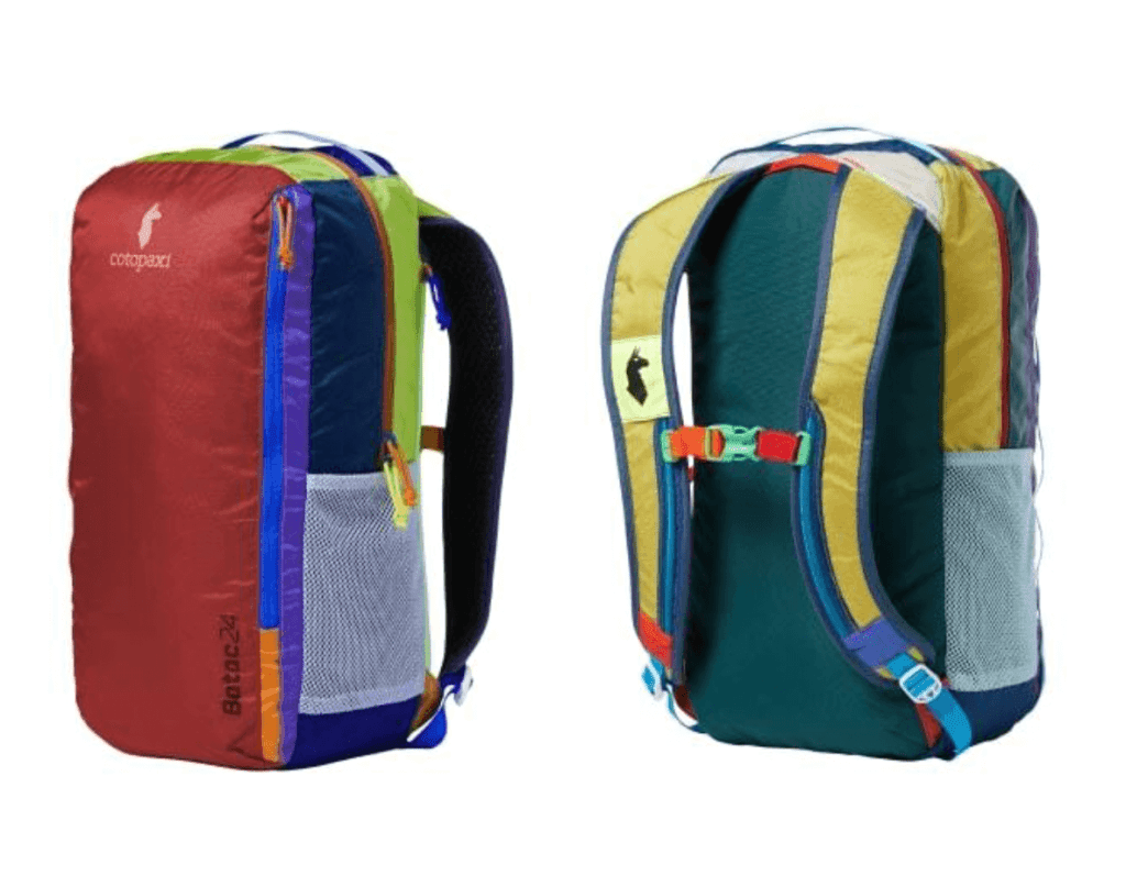 Brands Doing Good: Cotopaxi's Colorful Batac 24 Del Dia sustainable and lightweight bag