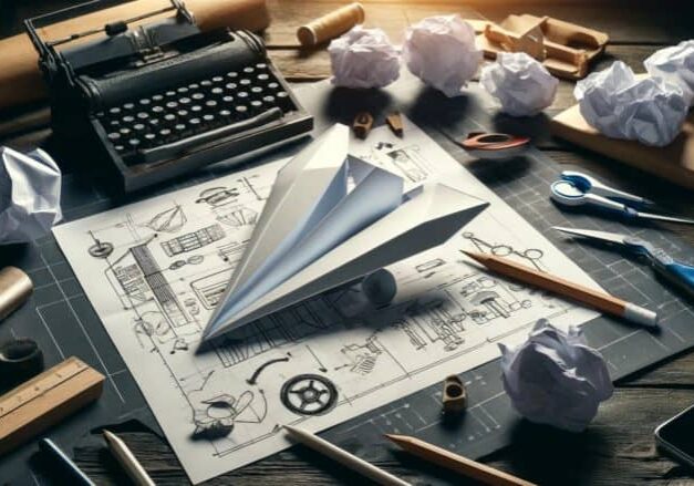 Paper airplane prototypes