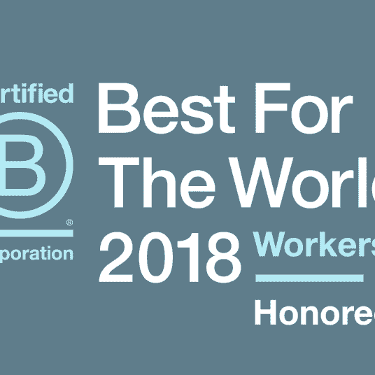 2018 B Corps Best for the World, Workers, Honoree