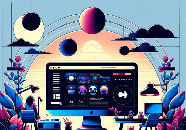 An illustration of a computer with CauseLabs' social impact company brand displayed, features our Website Care Plans and Planes de Cuidado de Sitios Web pages. Represents a WordPress Agency toolkit.