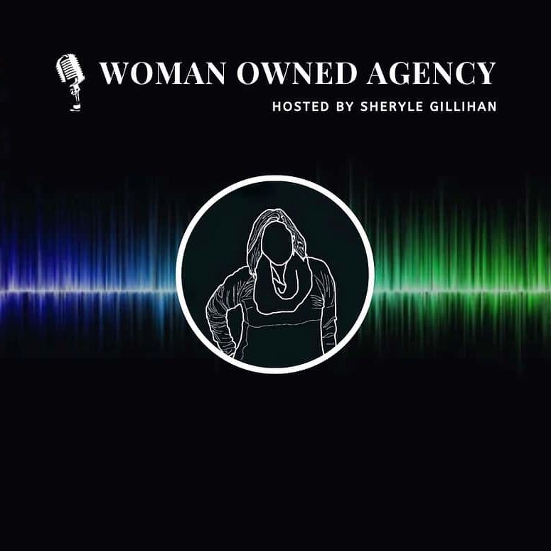 Woman Owned Agency podcast logo.