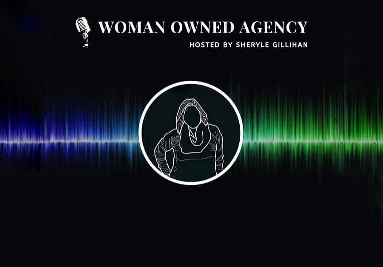 Woman Owned Agency podcast logo.